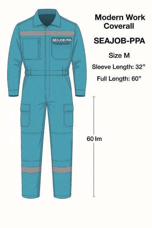 لباس کار یکسره مهندسی مدل SEAJOB-PPA آبی