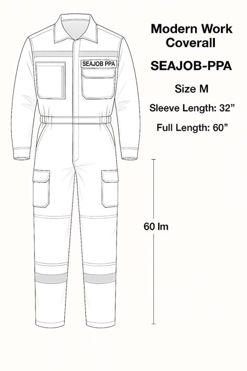 لباس کار یکسره مهندسی مدل SEAJOB-PPA 2
